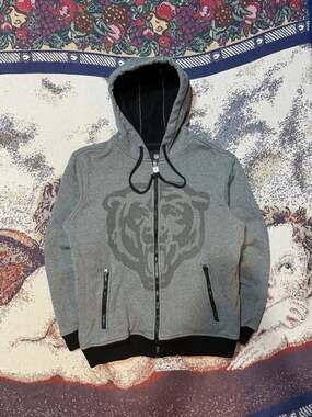 NFL Pro Line Chicago Bears Heavyweight Full-Zip Hoodie Sweatshirt